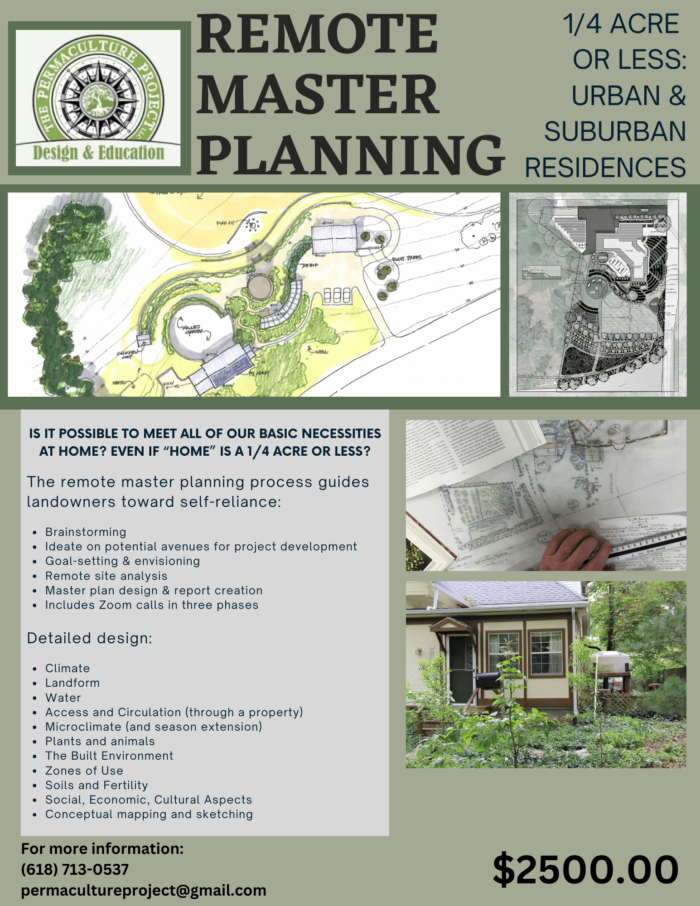 Remote Master Planning (¼-acre or less)
